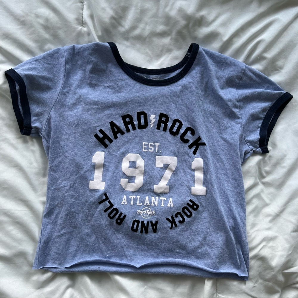 Hard rock cropped tshirt